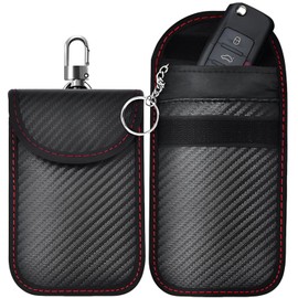 fogman Relay Attack Prevention Key Case, Radio Wave Blocking, Anti-Theft, Smart Key Case, Set of 2