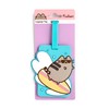 Puckator Pusheen The Cat Summer Surfer PVC Luggage Tag