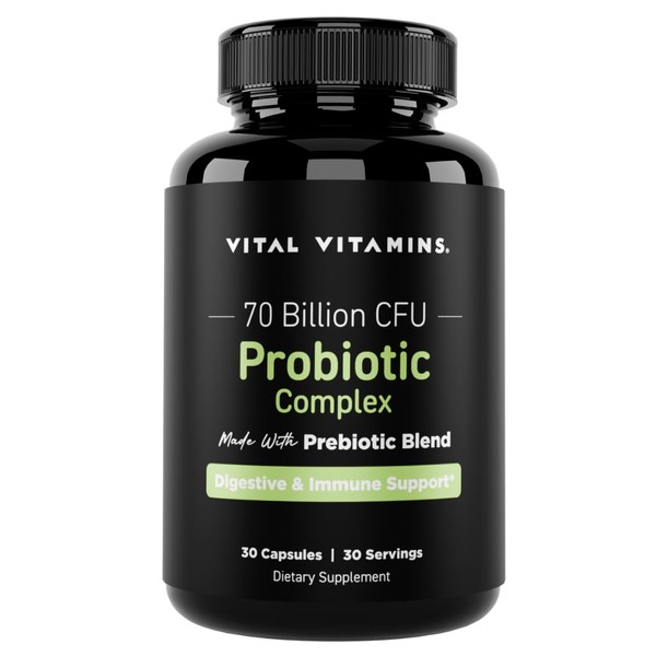 Vital Vitamins Probiotic Complex for Men & Women - 70