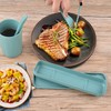 2 Sets Portable Reusable Cutlery Set with Case – Eco-Friendly