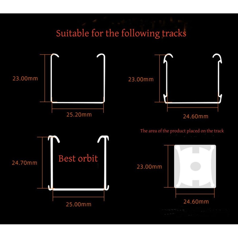 Blind Curtain Non Perforated Bracket,Tool-Free Blinds Bracket Adapters