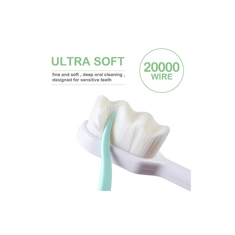 Easyhonor Cepillo Dental Extra Suave Dientes Sensibles Encías Retraídas Piezas