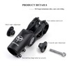 Bike Stem - 130 Degree Adjustable Bicycle Stem- 75mm 90mm