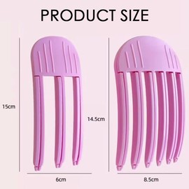 TSUOUKL 2 x volume clip, volume clip for the hairline, hair volume roller clip, fixed forehead hair pin for long and short hair, traceless hair clip for women and girls
