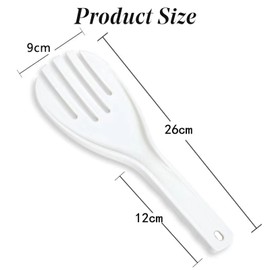 Professional Five-Finger Pine Rice Scoop - Commercial Grade Thickened Extra Large Rice Spoon, Plastic, 1cm X 26cm x9cm