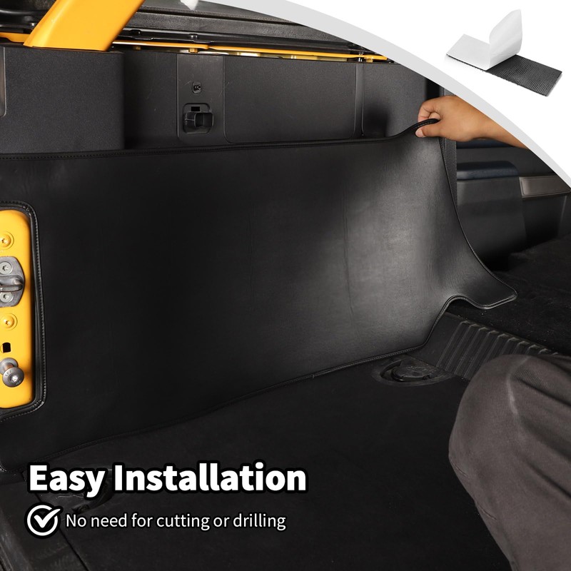 JWWY Tailgate Side Guard Rear Door Pads Trunk Side Protector