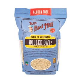 Bob's Red Mill Gluten Free Old Fashioned Rolled Oats, 52oz (Pack of 1) - Non GMO, Whole Grain, Vegan, Kosher