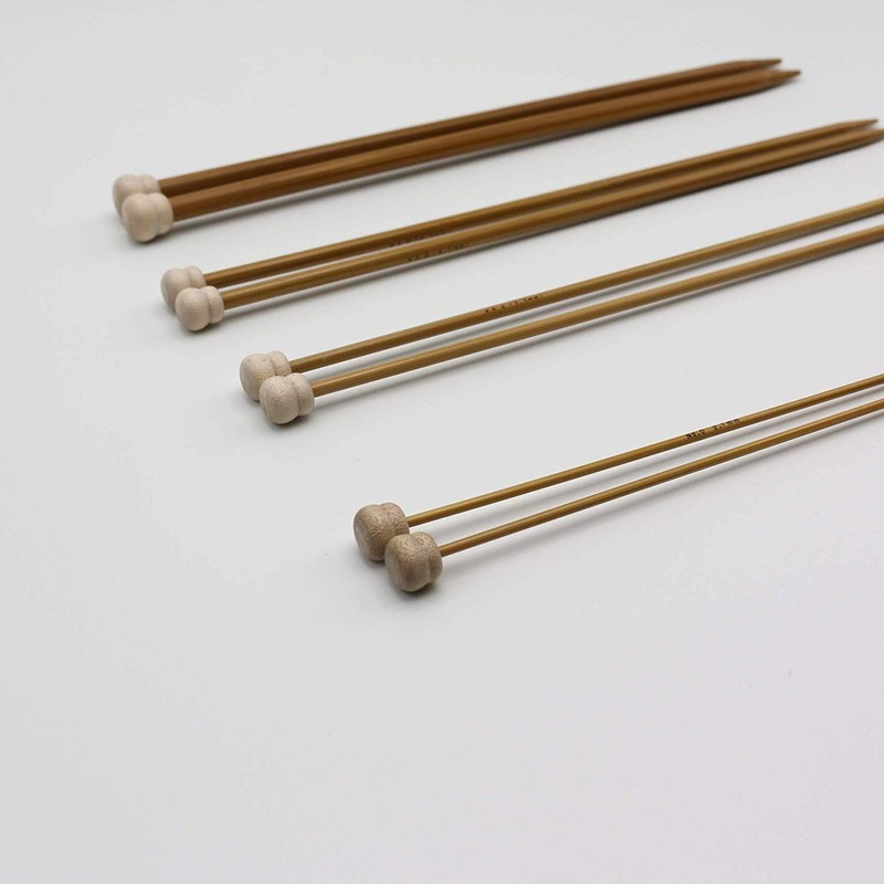 Seeknit Umber 2 Needle with Beads, 9.1 inches (23 cm)
