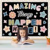 FYSUIMU Boho Inspirational Bulletin Board Decorations Back to School Motivational