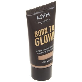 NYX PROFESSIONAL MAKEUP Born To Glow Naturally Radiant Foundation, Medium Coverage - Porcelain