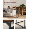 Vantic C Shaped End Table, Small Side Table for Couch
