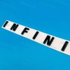Unbranded Rear Tailgate Letters Emblem For Infini-ti Trunk Lid Badge