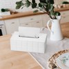 GORESE Tissue Box Leather Tissue Dispenser
