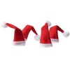 Package of 16 Sweet Red and White Felt Miniature Santa