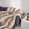 Double Sided Faux Fur Throw Blanket Silky Soft Oversized Afghan