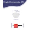 1-3/8 in. Hole Saw with 10PCS White Desk Grommet -