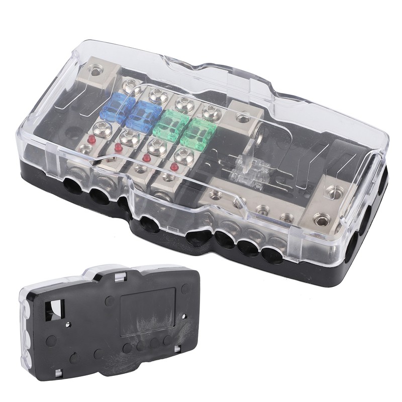 Fuse Box Car Audio Stereo MultiFunctional 4 Way Distribution Holder