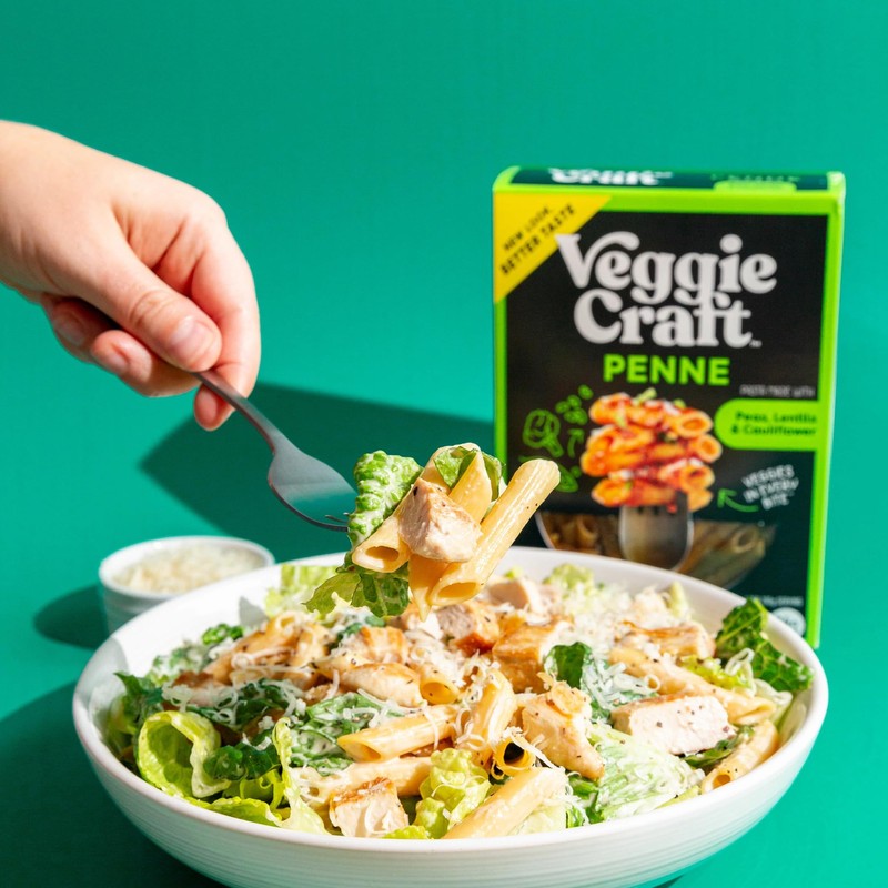 Veggiecraft Farms Penne Pasta - Low Carb Pasta, High Protein,