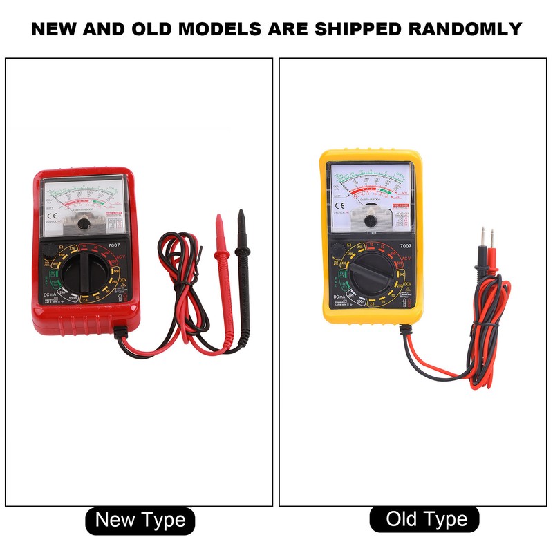 KT7007 Mini Portable Handheld Pointer Multimeter Manual Range Analog Multimeter
