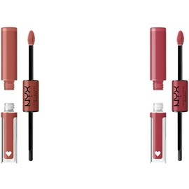 NYX Professional Makeup, Shine Loud, Labial Líquido Larga Duración, Ambi+NYX Professional Makeup, Shine Loud, Labial Líquido Larga Duración, Movie Maker+++