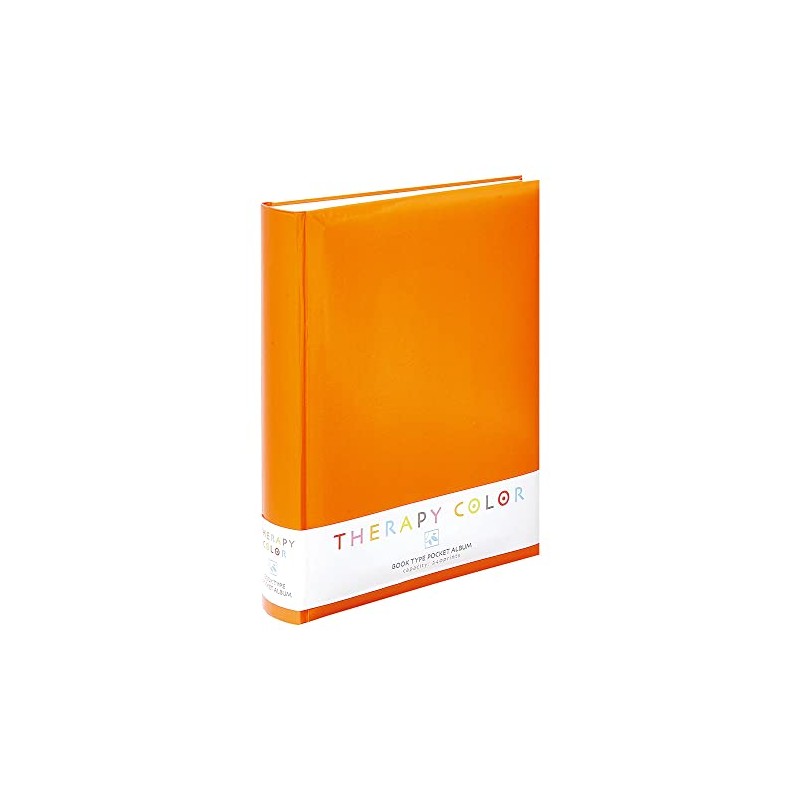 Nakabayashi TCBP-240-RO Pocket Album, 3 Tier Spine, Refresh Orange