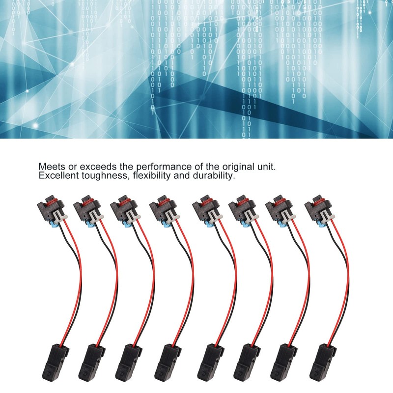 Cable de Inyector de Combustible, 8 Piezas de Arnés de