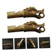 Kisangel Whistle Dragon Head Keychain 2pcs Sports Whistle High Volume