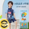 Export Kids Junior Boy's Short Sleeve UV Protection Two-Piece Rash Guard Set Protection L(105-115)/(Two-piece) 68 5ea