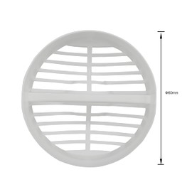 Hair Strainer / Hair Strainer Insert Shower, 2 Pieces Shower Drain Siphon Pipe Piece Strainer, Diameter 60 mm Diameter Strainer, Hair Filter Drain Suitable for Tempoplex Model 6960, 6961, 6962, 6963