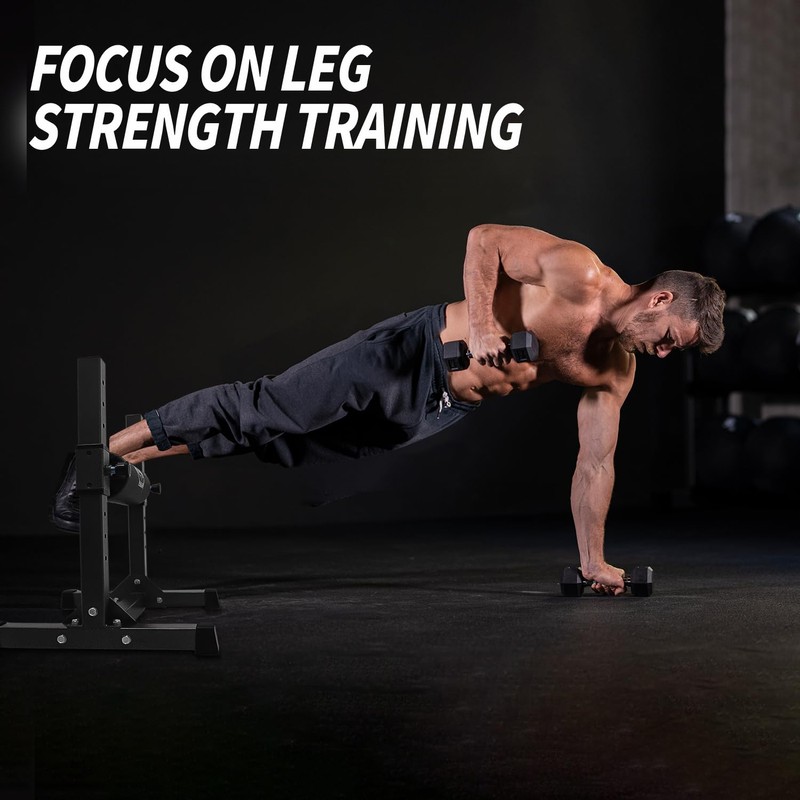 Houbos Bulgarian Split Squat Stand - Single Leg Squat Stand，9