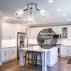 Sweier 3 Way Chrome LED Round Ceiling Spotlight Rotatable Head