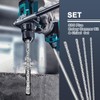 6 Pcs 3/8 to 5/8 inch (10-16mm) SDS Plus Rotary