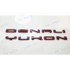 GMC 2pcs GMC 2021-2023 Yukon Yukon XL Black Red Rear