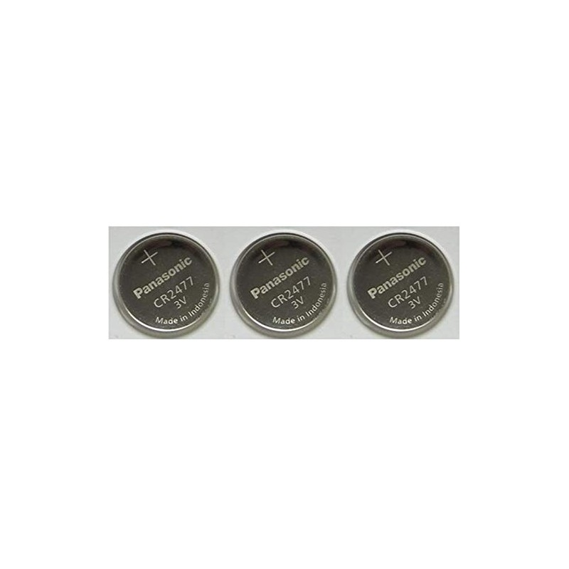 Panasonic CR2477 3V Lithium Cell Battery (Pack of 3)