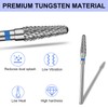 C12rtive Tapered Tungsten Steel Nail Cutter Bit, Nail Bits for