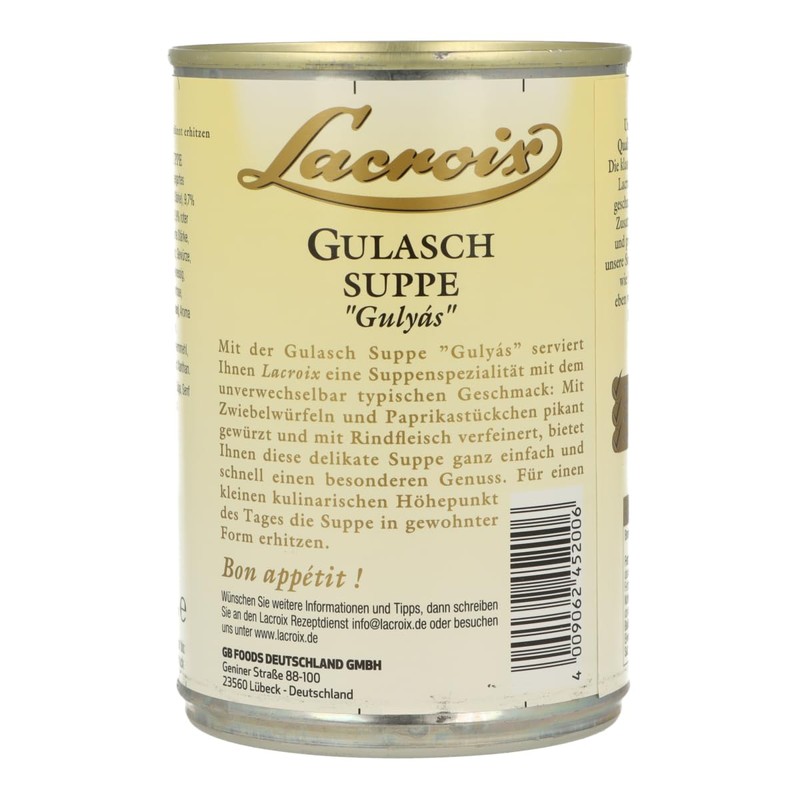 Lacroix Goulash Soup 6 x 400 ml