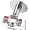 Hsthe Sea 2pcs Wall Mount Ceiling Mount Pipe Bracket, (Φ25-27mm)