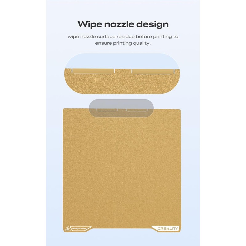 Creality K2 PEI Double Sided Frosted Build Plate 270x293mm， Heat