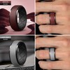 Egnaro Silicone Rings For Men, Rubber Wedding Bands For Him,