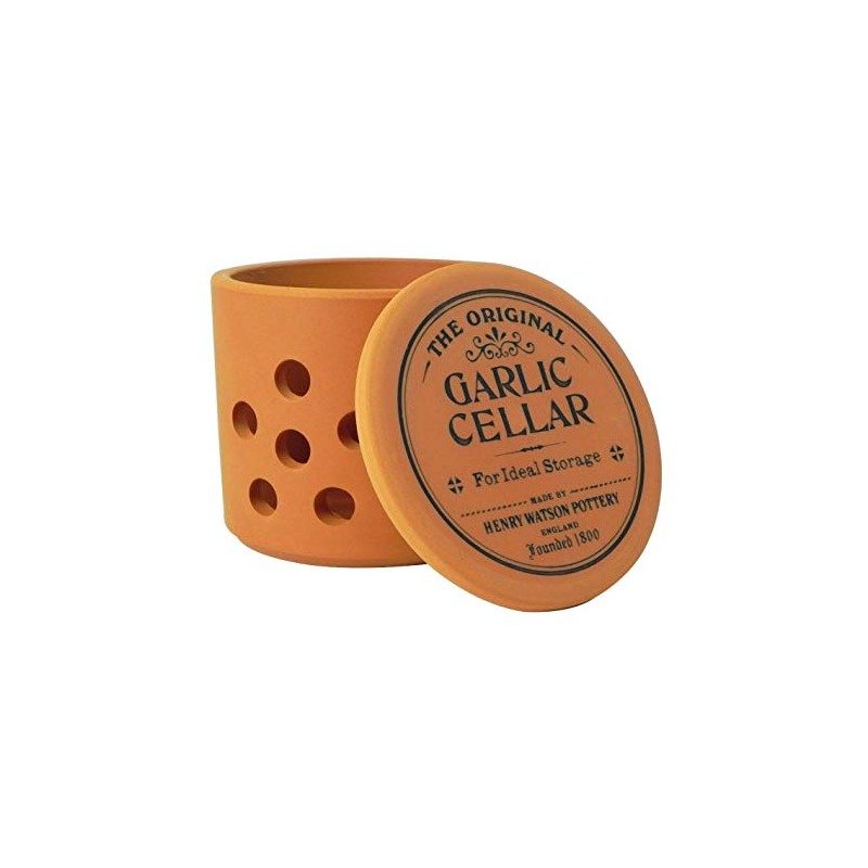 Henry Watson - Large garlic Keeper - Terracotta, Made in