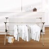 YUBELLES Clothes Drying Rack, Adjustable and Foldable Laundry Rack, Space