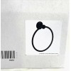 Ikea Finningen Towel Hanger Black Round 7.75" x 3" New