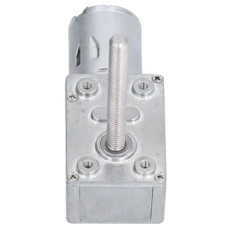Gear Motor Speed Reduction Worm Self Locking M6 Thread 50mm