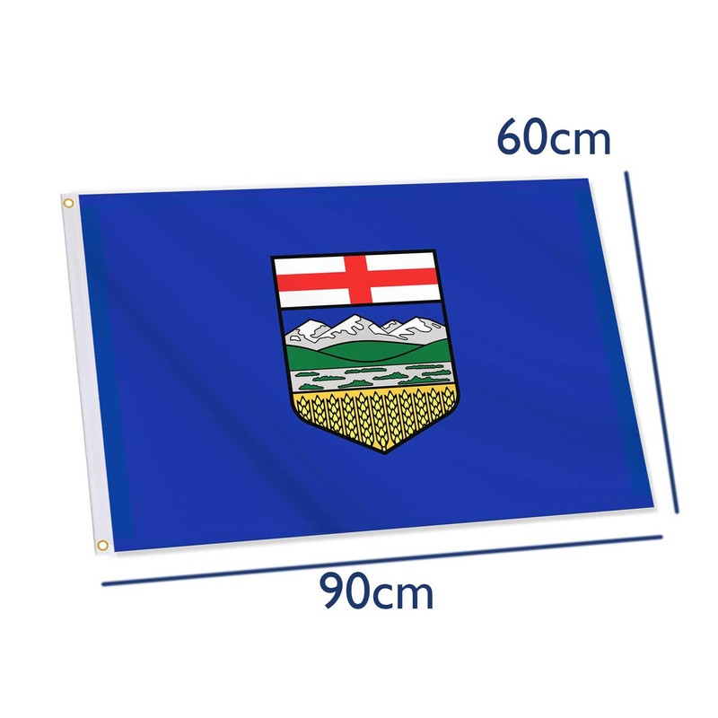 24x36 Inch Alberta Flag,2x3 FT Canada Province Albertan Flag,Medium Digitial