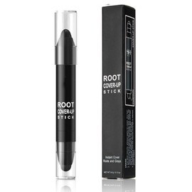 Disposable Hair Dye Stick - Instant White Hair Coverage Hair Color Pen Stick Black Root Touch Up Quick Cover Grey Hair Root Concealer for Unisex Men Women, Windproof & Sweatproof (Black)