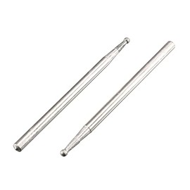 Sourcingmap 2.35mm Shank 1.5mm Dia Diamond Head Ball Shaped Grinding Mounted Point Bit 20pcs