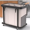 230L (60 Gal) Extra Large Fashion Laundry Sorter 3 Section