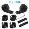 Largoods Motorcycle Stay, Fog Lamp, No Drilling Required, Easy Installation,