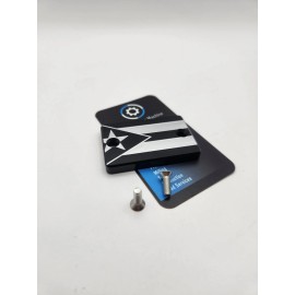 Mike's Custom Machine Work, LLC Brake Reservoir Cover Cap YFZ 450 450R Raptor Black 700R 450R Pueto Rico Flag