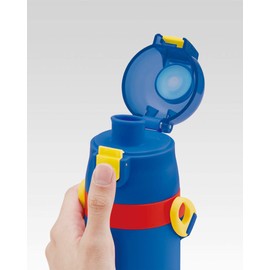 Skater SKDC4 Children's 2-Way Stainless Steel Water Bottle with Cup, Plarail, 0.7 fl oz (20 ml), 15.2 fl oz (430 ml)